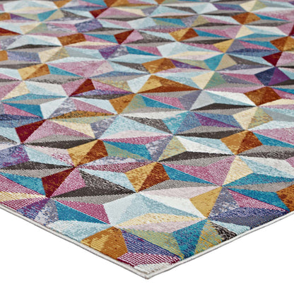 Arisa Geometric Hexagon Mosaic Area Rug by Modway