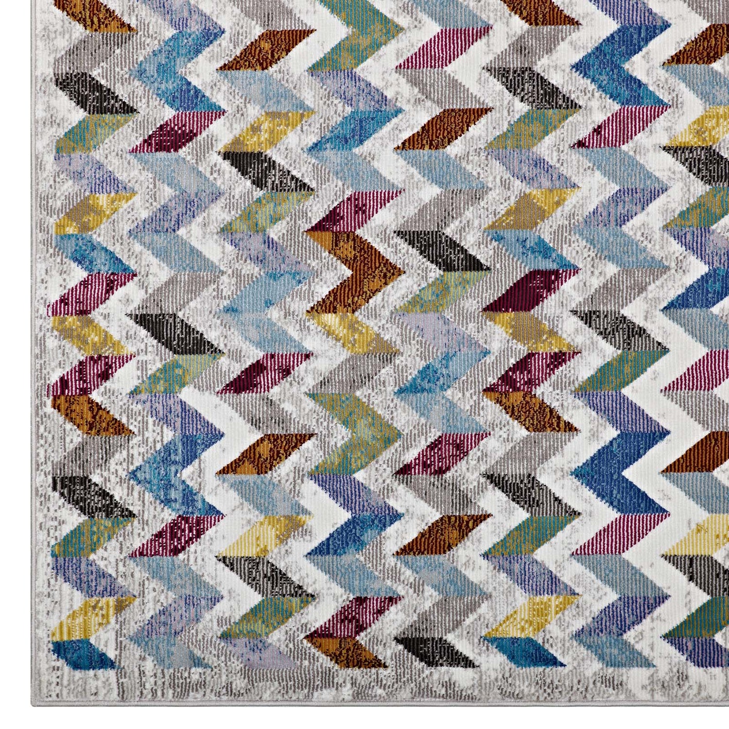 Gemma Chevron Mosaic Area Rug by Modway