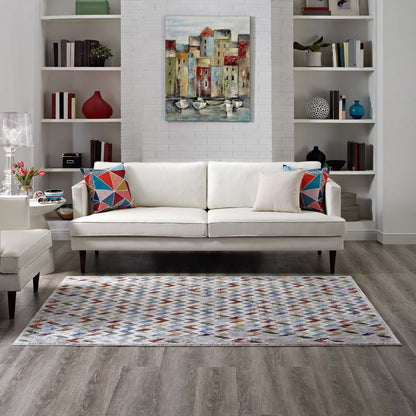 Gemma Chevron Mosaic Area Rug by Modway