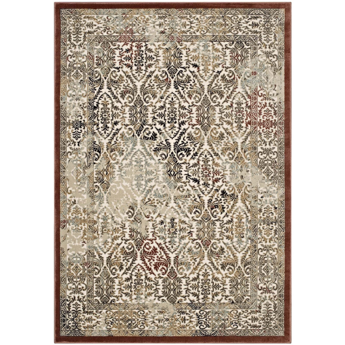 Hester Ornate Turkish Vintage Area Rug by Modway