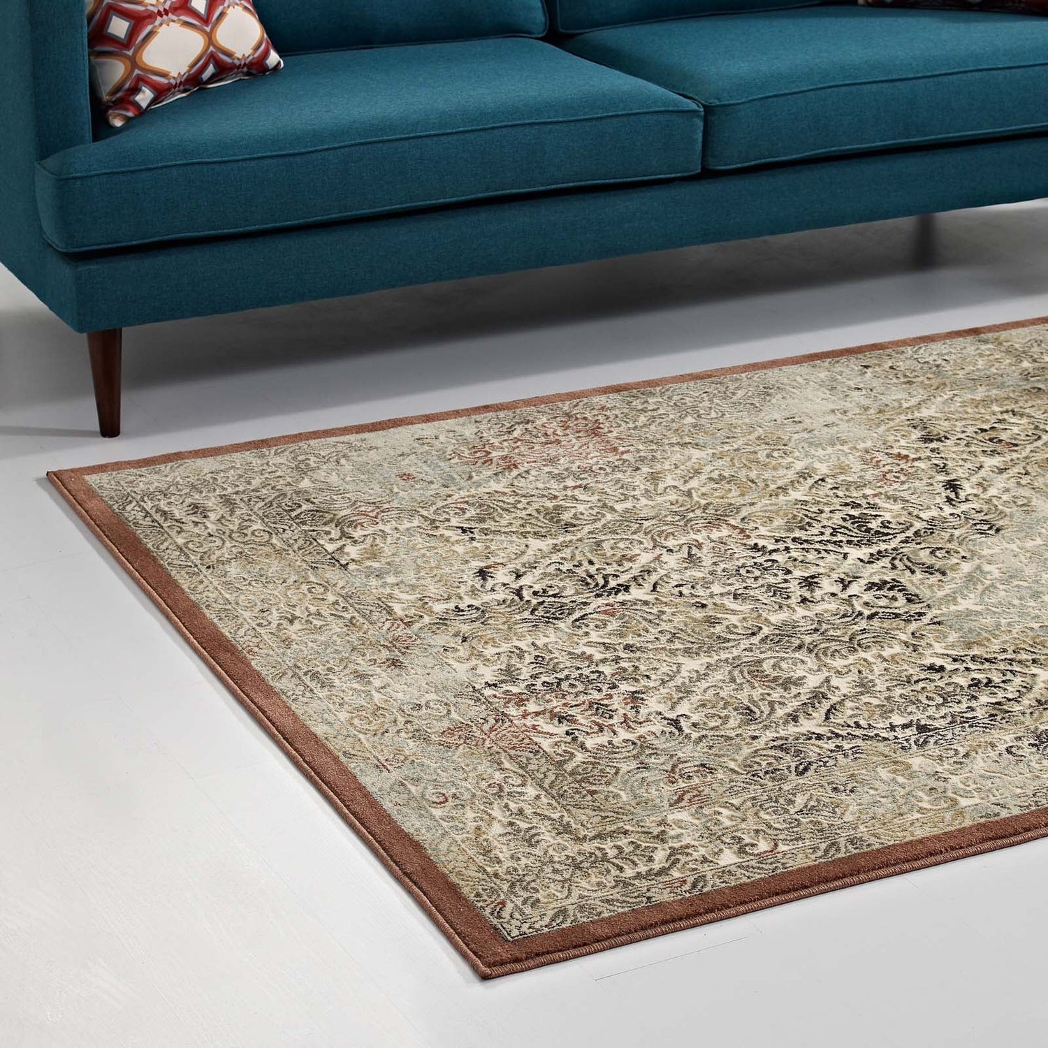 Hester Ornate Turkish Vintage Area Rug by Modway