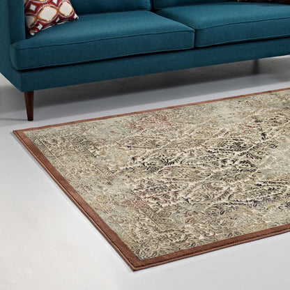 Hester Ornate Turkish Vintage Area Rug by Modway