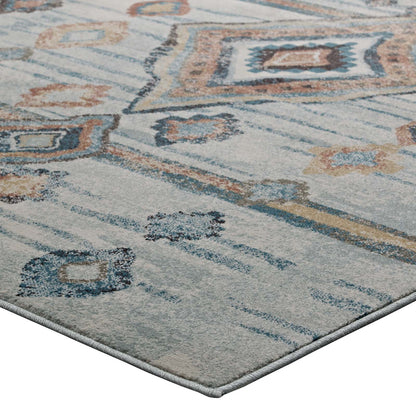 Jenica Distressed Moroccan Tribal Abstract Diamond Area Rug by Modway