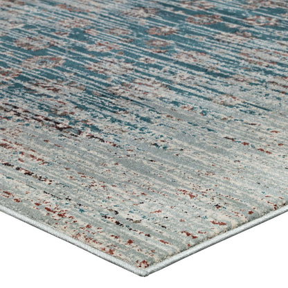 Hesper  Distressed Contemporary Floral Lattice Area Rug by Modway