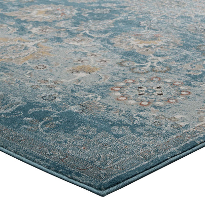 Cynara Distressed Floral Vintage Medallion Area Rug by Modway