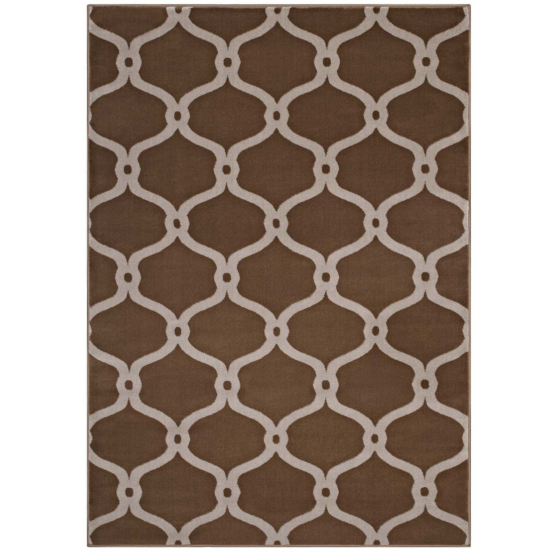 Beltara Chain Link Transitional Trellis Area Rug by Modway