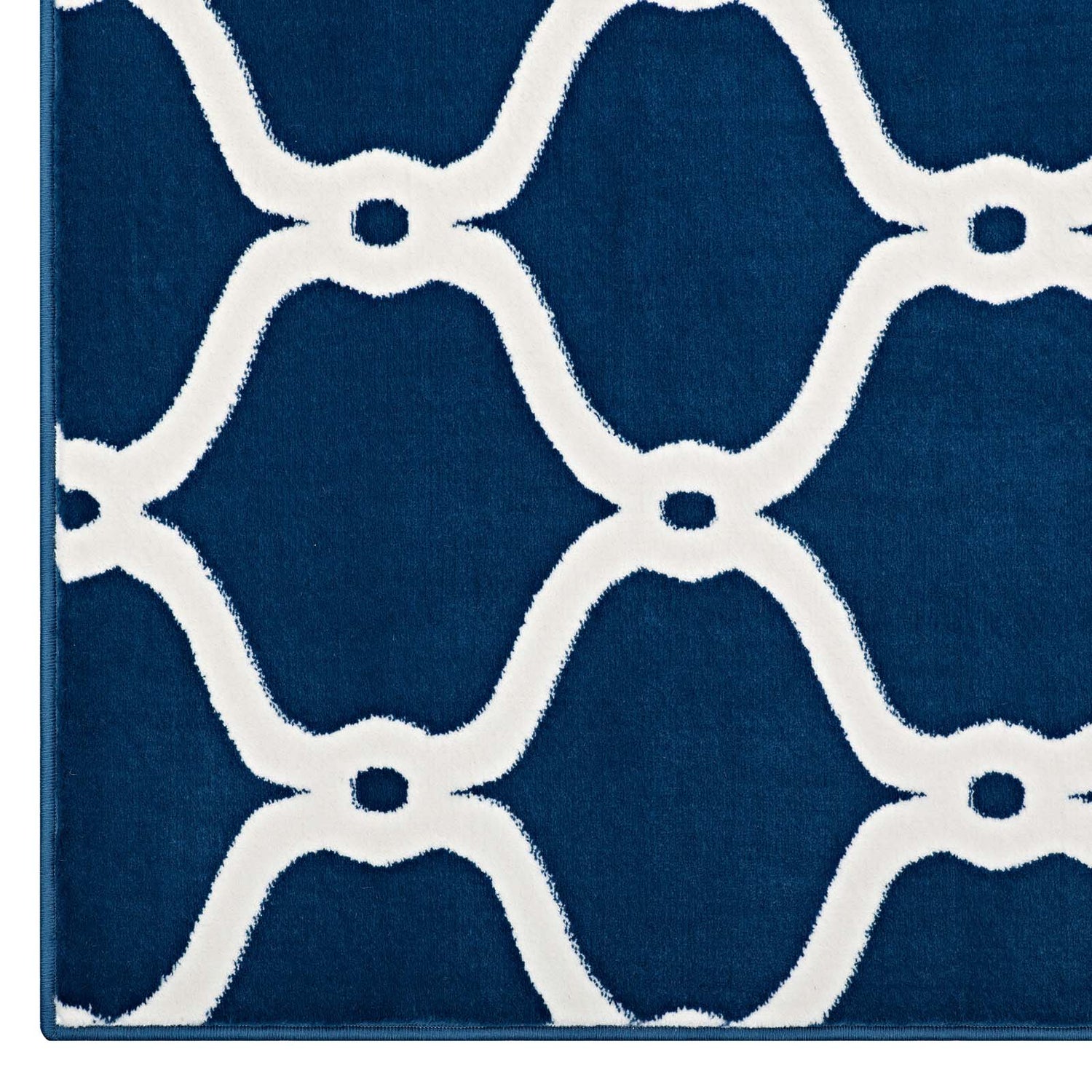 Beltara Chain Link Transitional Trellis Area Rug by Modway