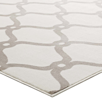 Beltara Chain Link Transitional Trellis Area Rug by Modway