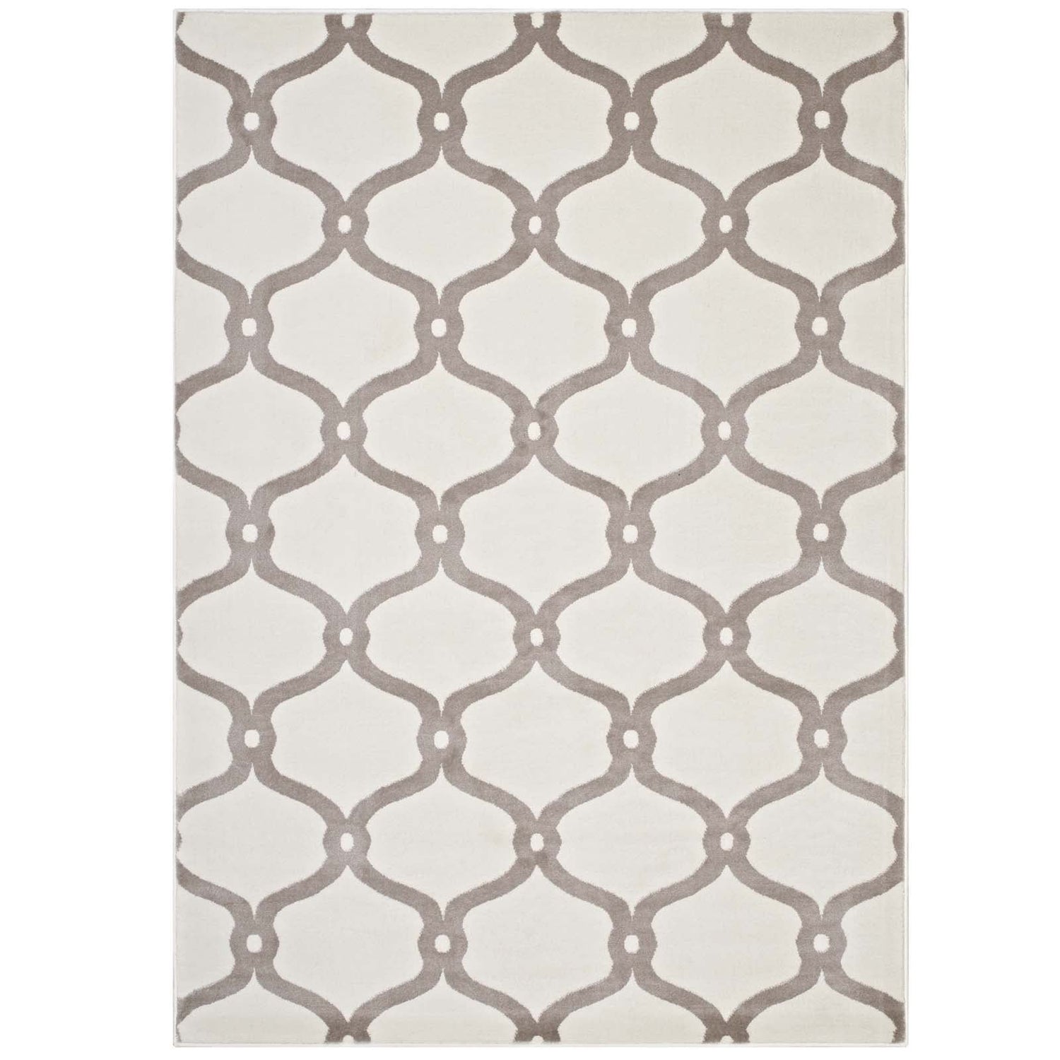 Beltara Chain Link Transitional Trellis Area Rug by Modway