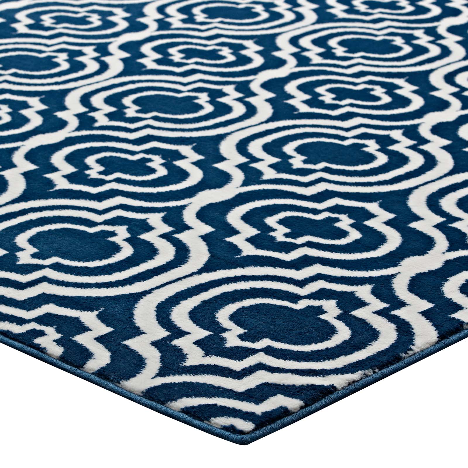 Frame Transitional Moroccan Trellis Area Rug by Modway