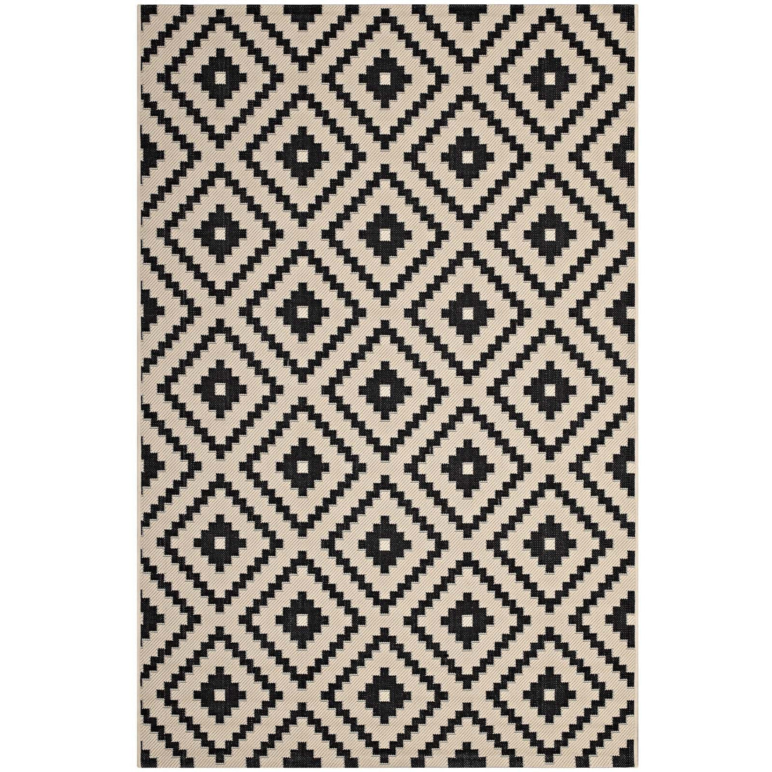 Perplex Geometric Diamond Trellis Indoor and Outdoor Area Rug by Modway