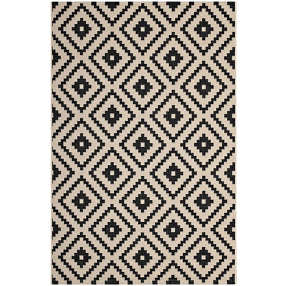 Perplex Geometric Diamond Trellis Indoor and Outdoor Area Rug by Modway