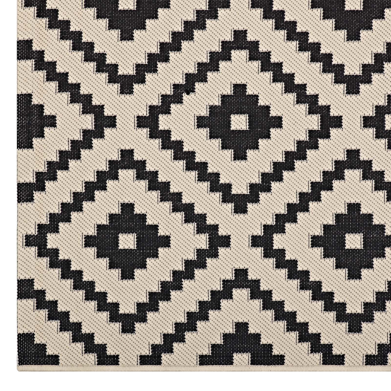 Perplex Geometric Diamond Trellis Indoor and Outdoor Area Rug by Modway