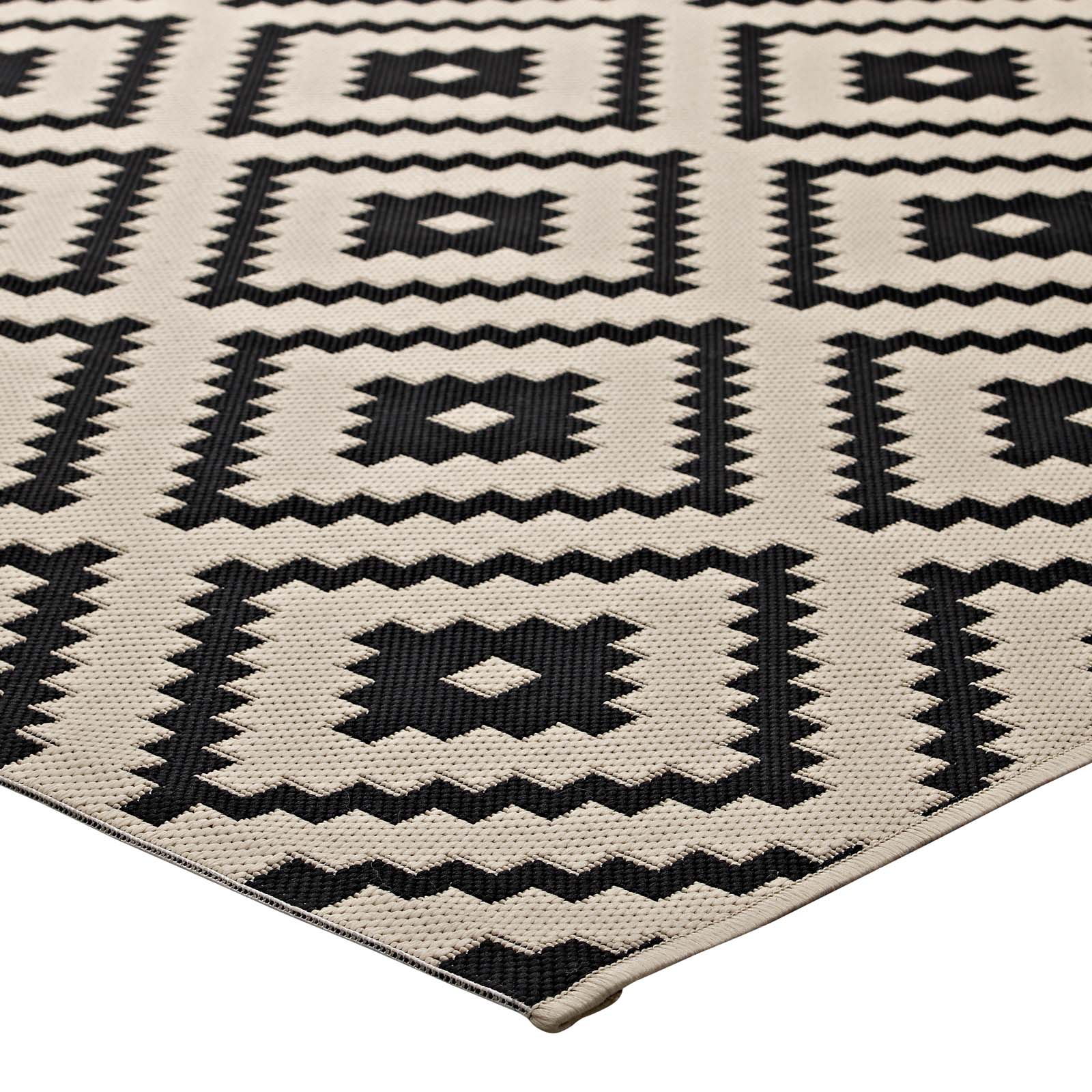 Perplex Geometric Diamond Trellis Indoor and Outdoor Area Rug by Modway