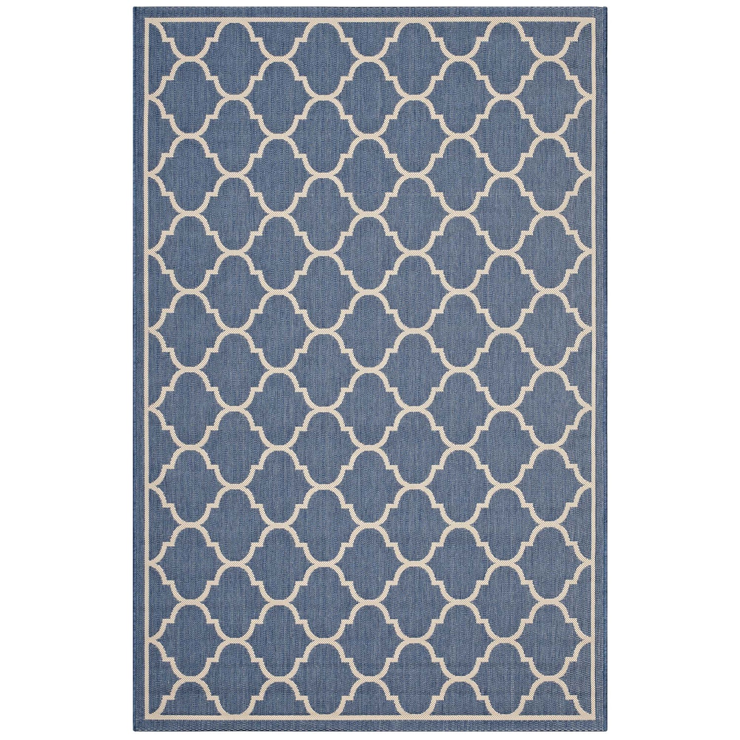 Avena Moroccan Quatrefoil Trellis Indoor and Outdoor Area Rug by Modway