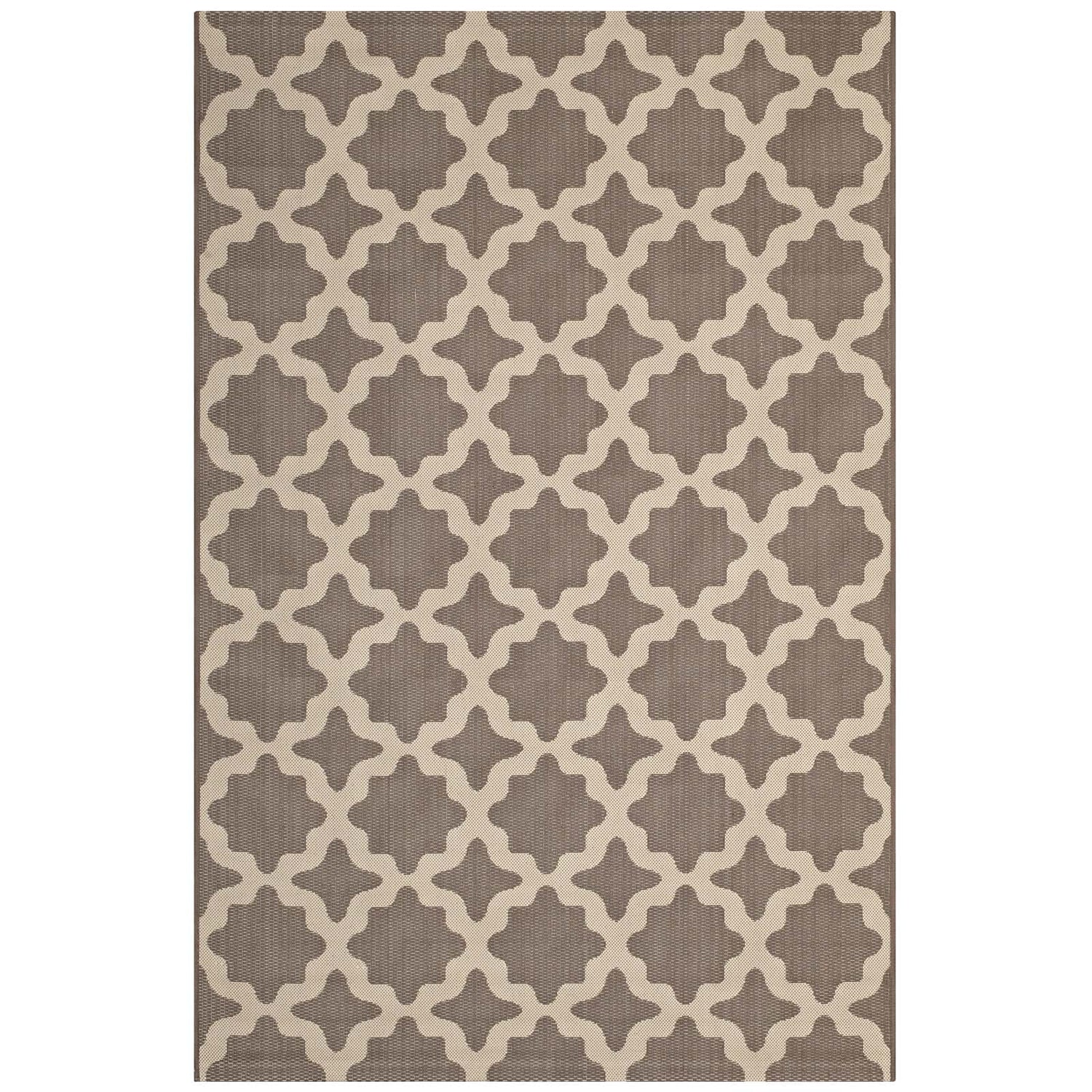 Cerelia Moroccan Trellis Indoor and Outdoor Area Rug by Modway