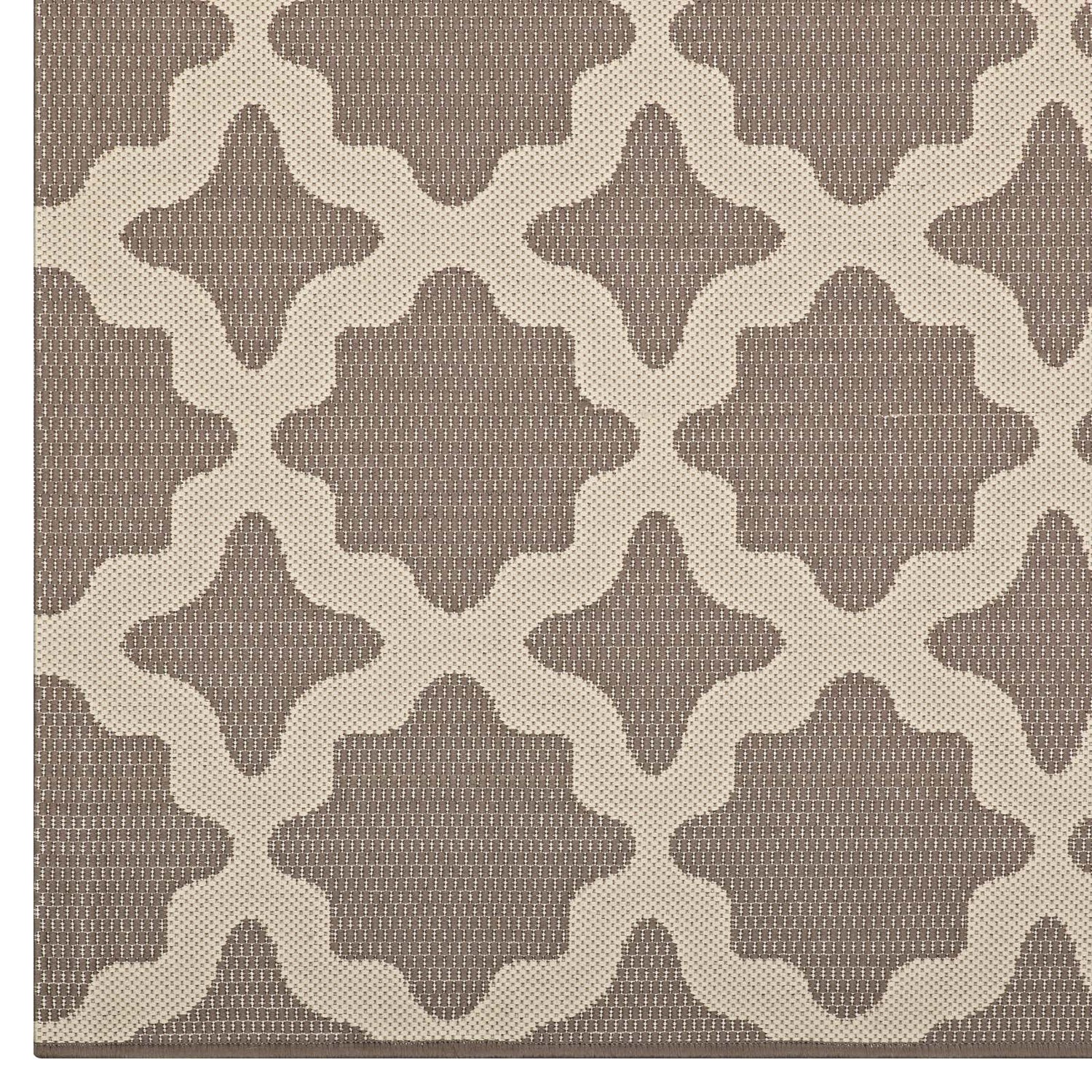 Cerelia Moroccan Trellis Indoor and Outdoor Area Rug by Modway