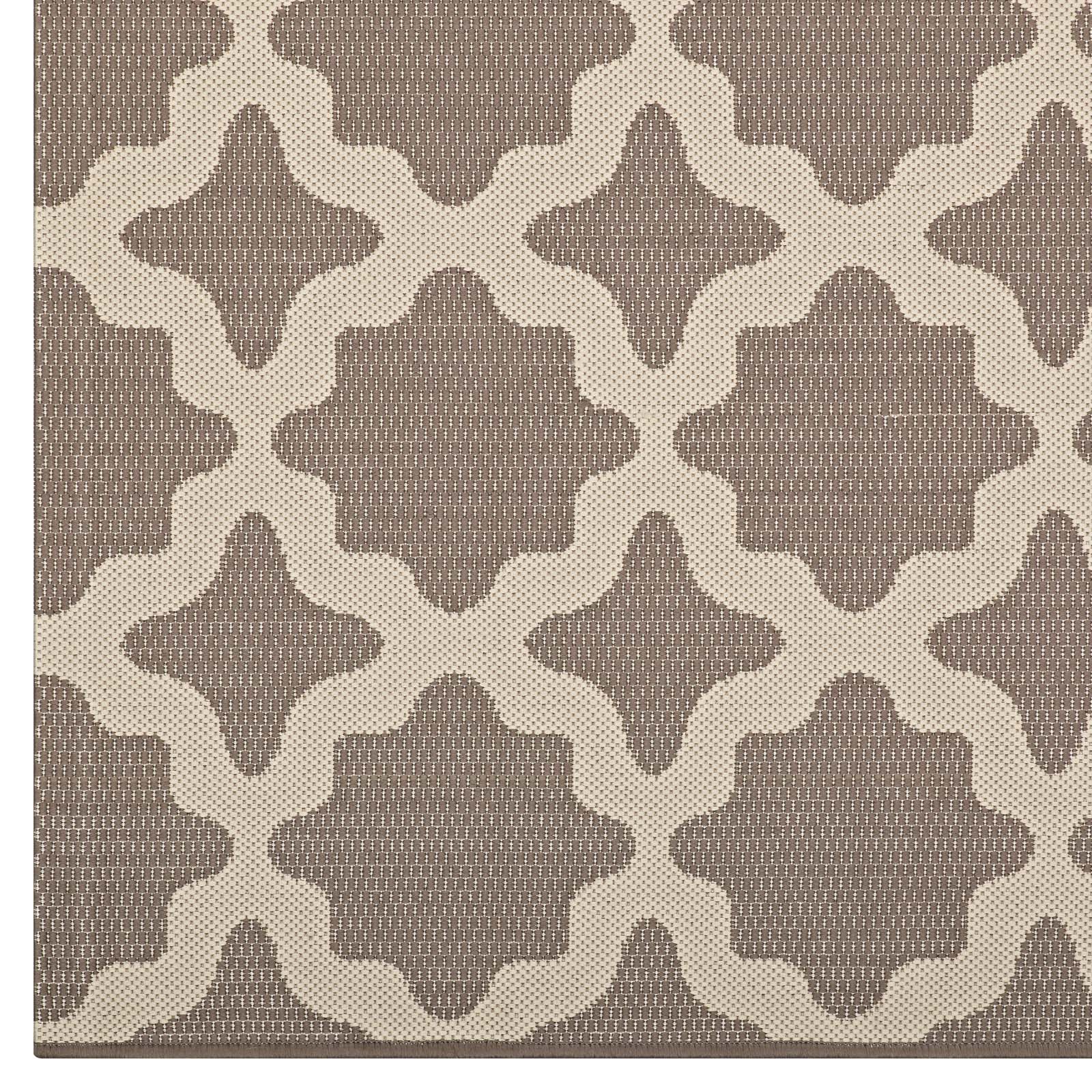 Cerelia Moroccan Trellis Indoor and Outdoor Area Rug by Modway