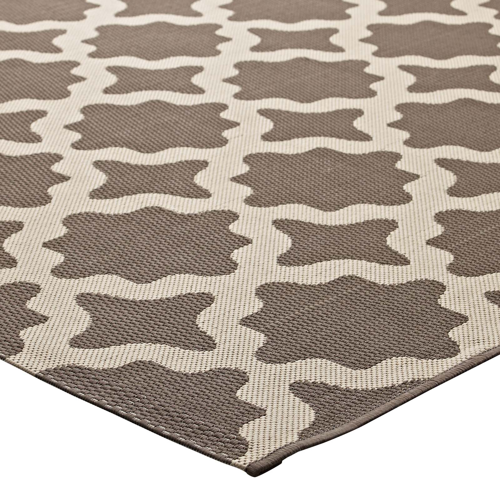 Cerelia Moroccan Trellis Indoor and Outdoor Area Rug by Modway