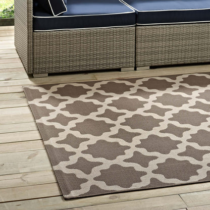 Cerelia Moroccan Trellis Indoor and Outdoor Area Rug by Modway