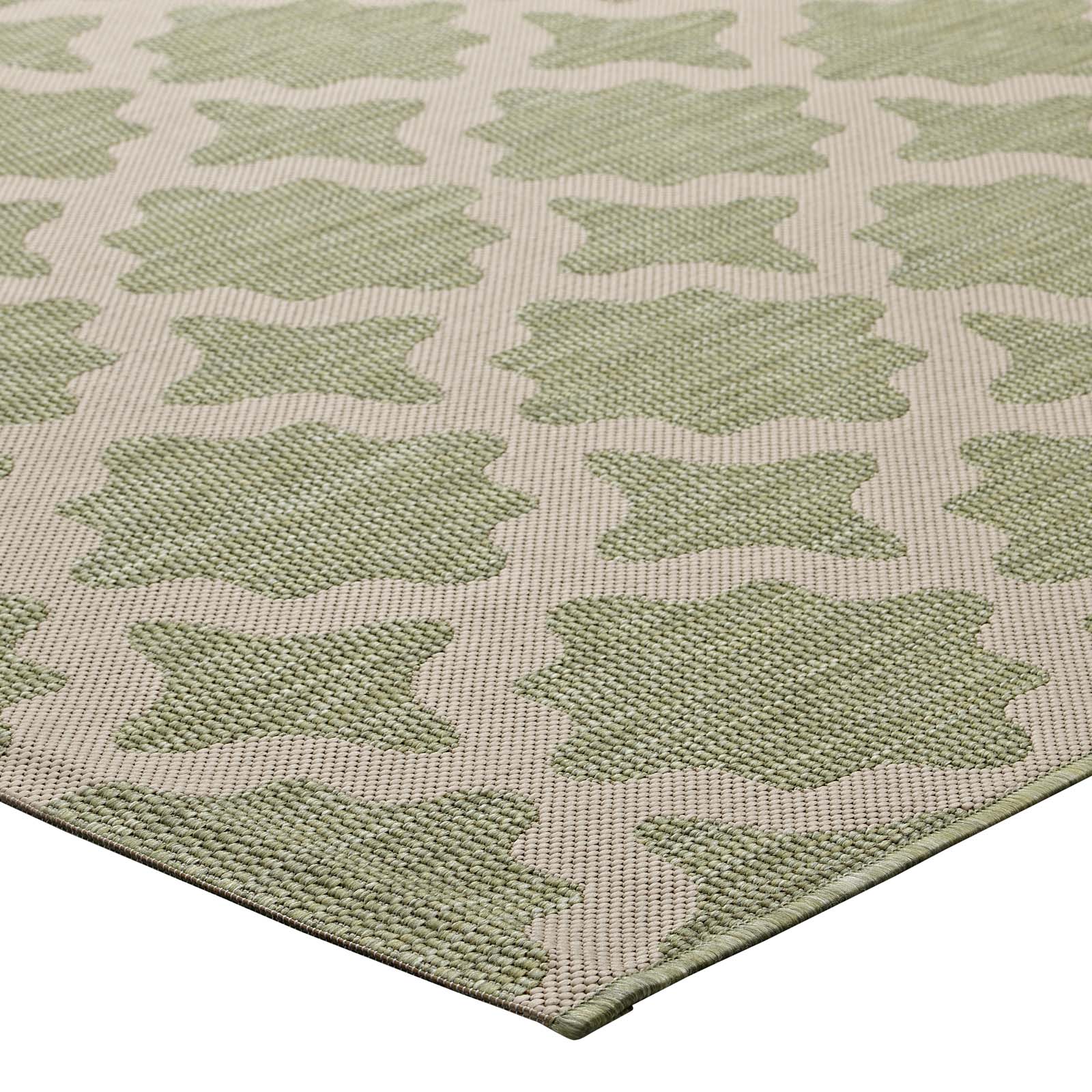 Cerelia Moroccan Trellis Indoor and Outdoor Area Rug by Modway