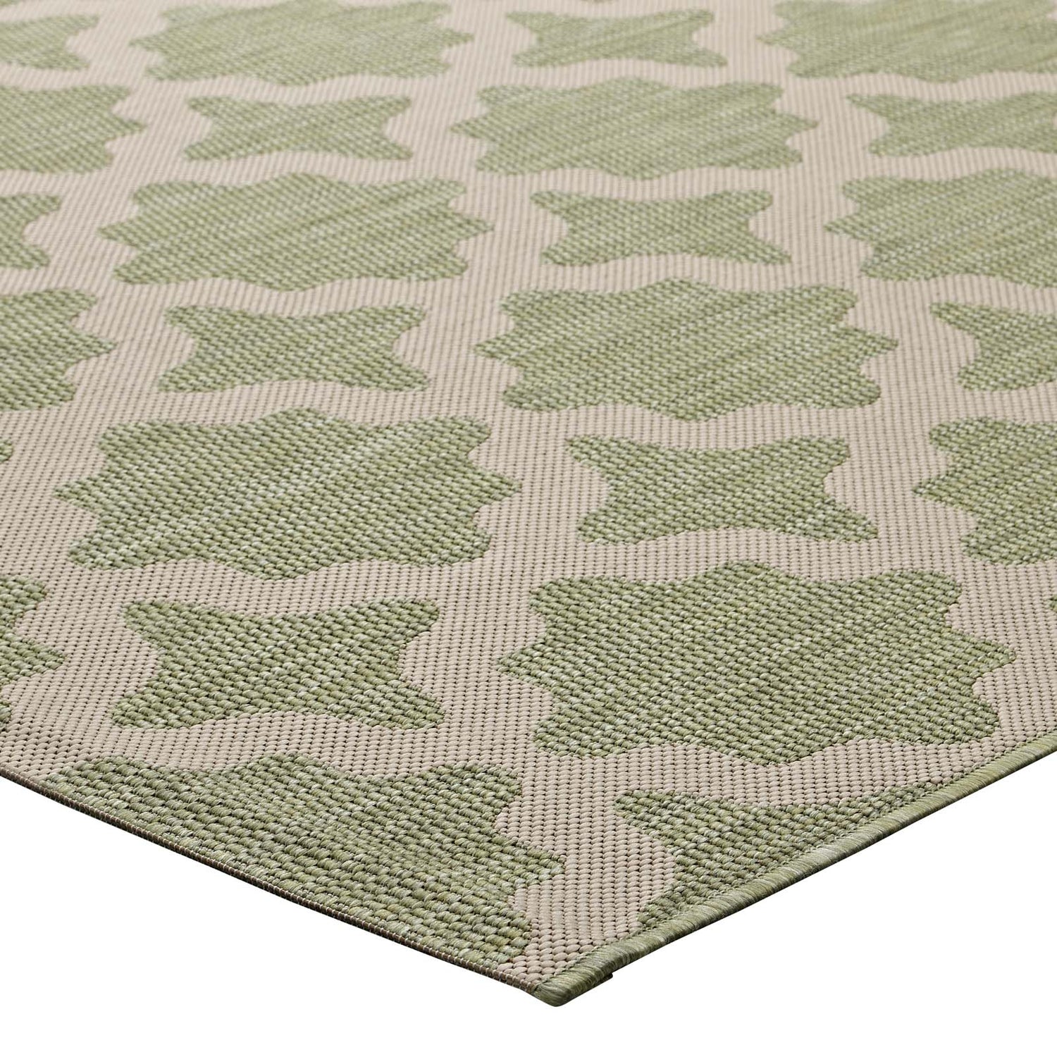 Cerelia Moroccan Trellis Indoor and Outdoor Area Rug by Modway