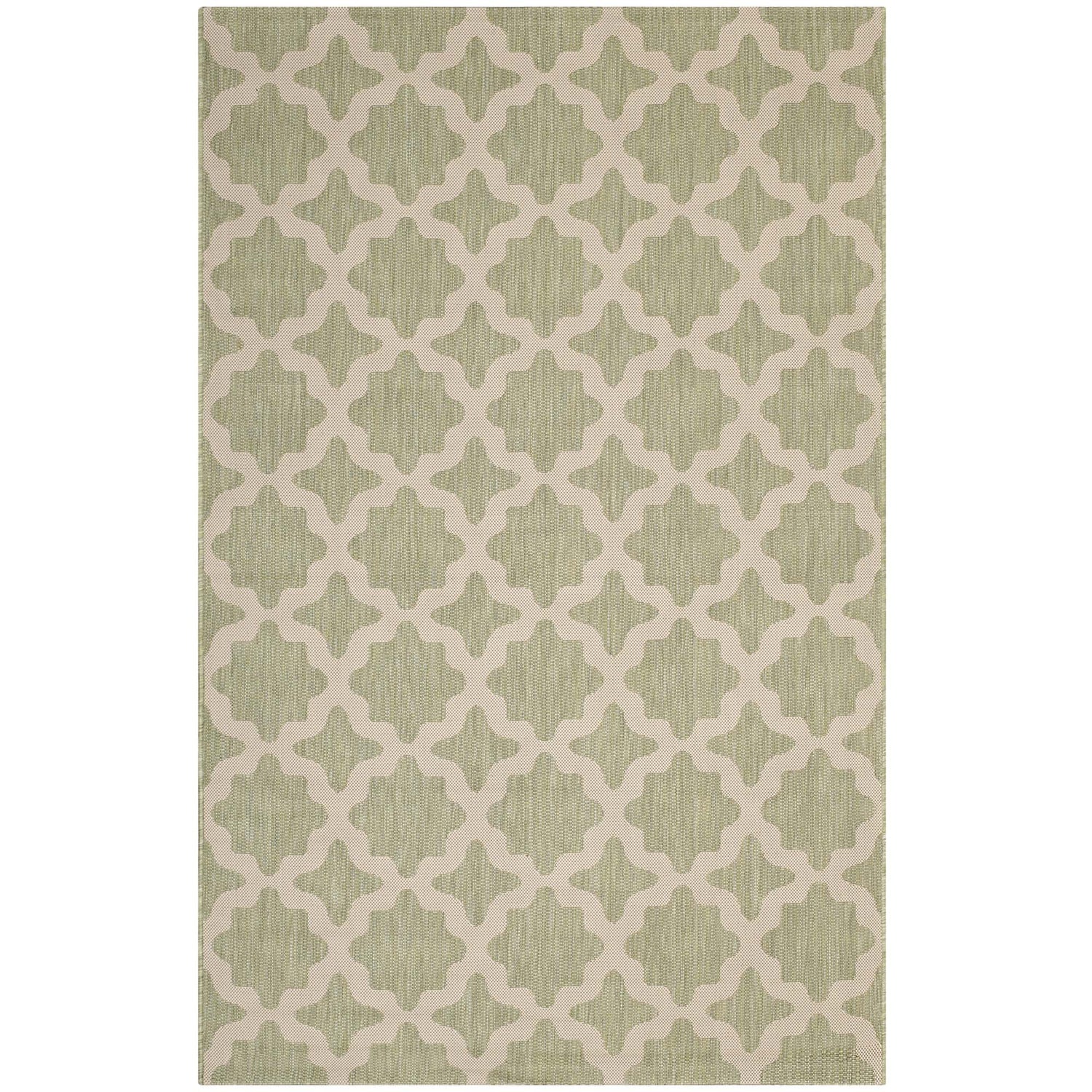 Cerelia Moroccan Trellis Indoor and Outdoor Area Rug by Modway