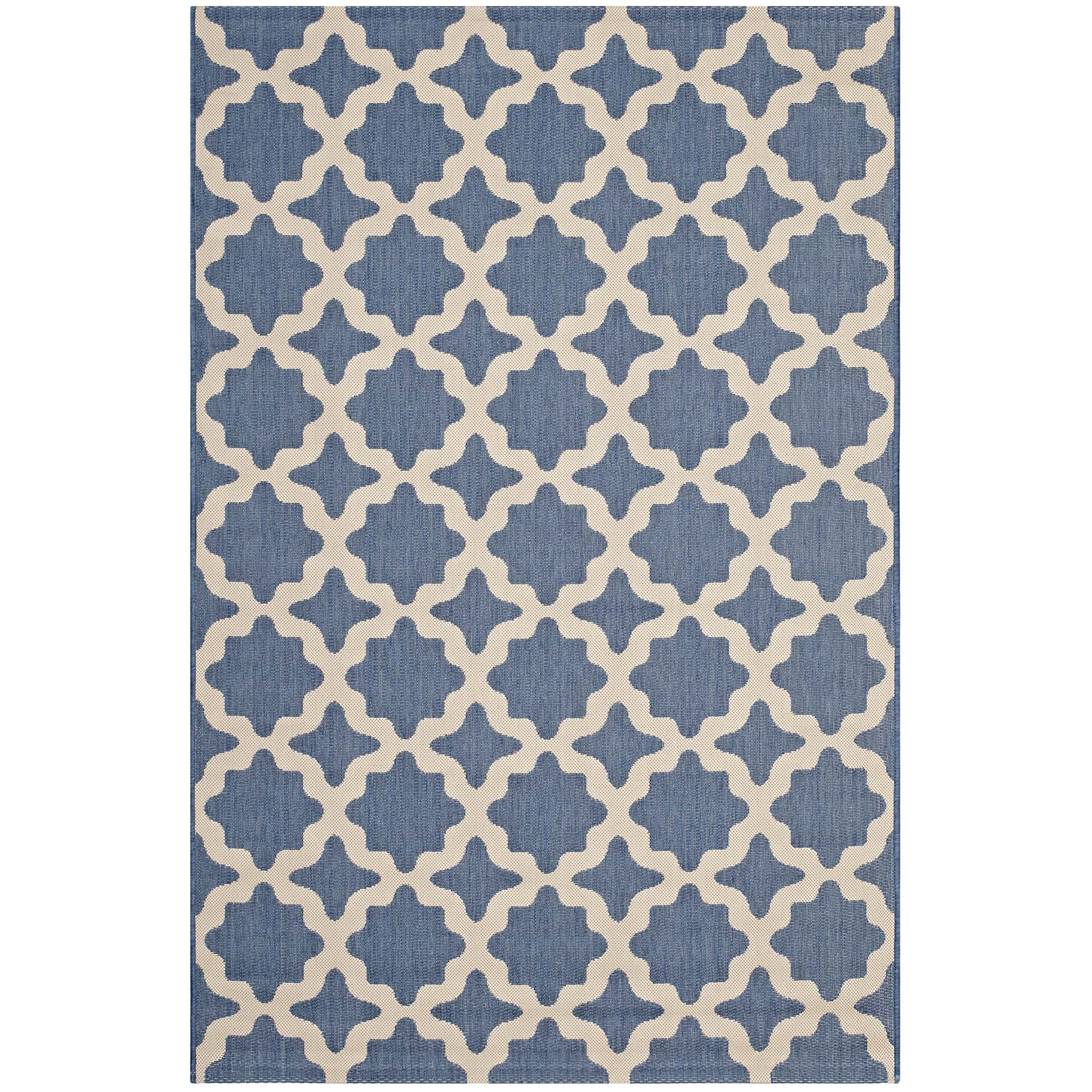 Cerelia Moroccan Trellis Indoor and Outdoor Area Rug by Modway