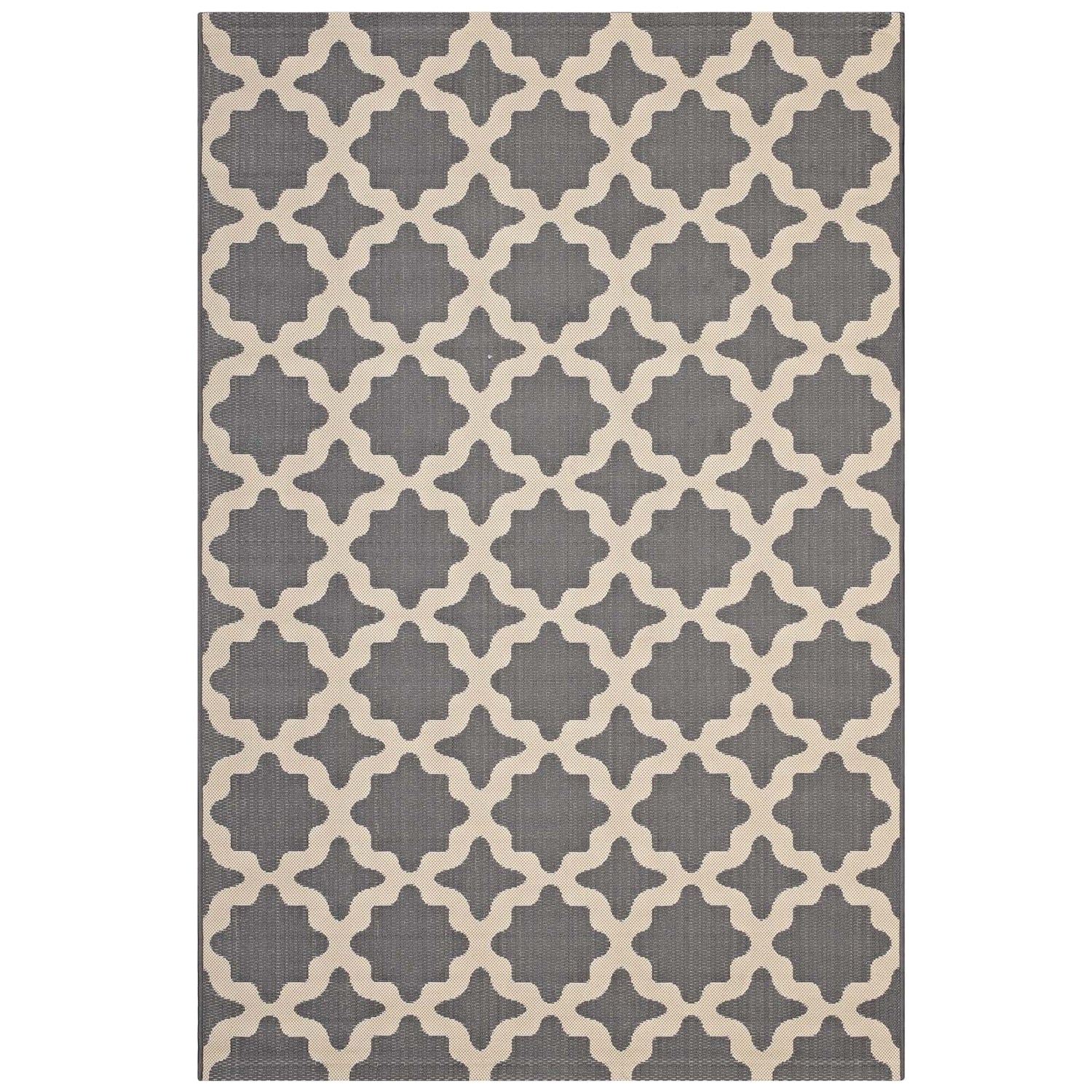 Cerelia Moroccan Trellis Indoor and Outdoor Area Rug by Modway