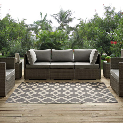 Cerelia Moroccan Trellis Indoor and Outdoor Area Rug by Modway