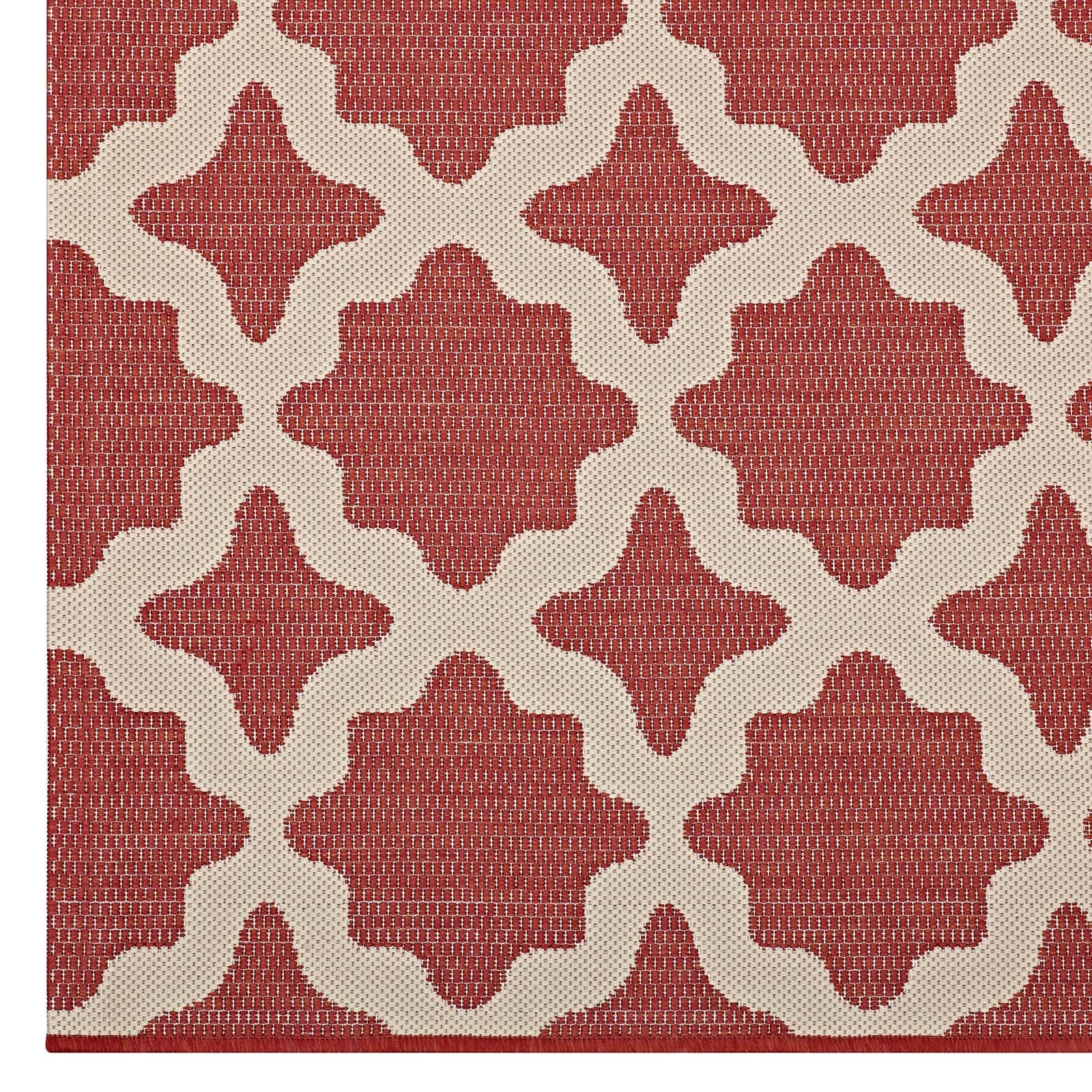 Cerelia Moroccan Trellis Indoor and Outdoor Area Rug by Modway