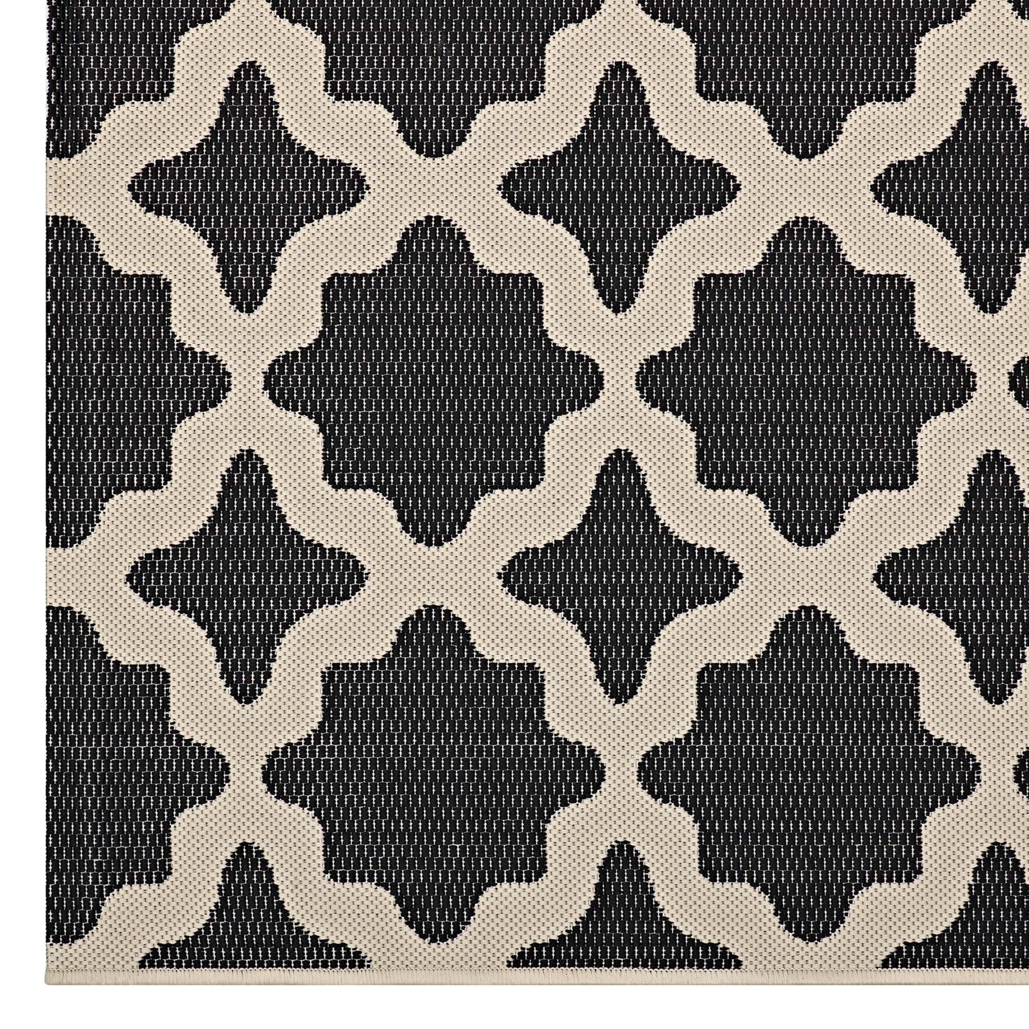 Cerelia Moroccan Trellis Indoor and Outdoor Area Rug by Modway