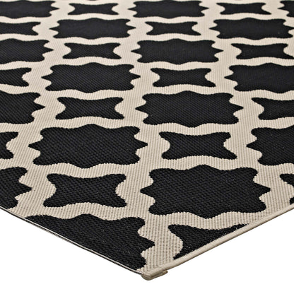 Cerelia Moroccan Trellis Indoor and Outdoor Area Rug by Modway