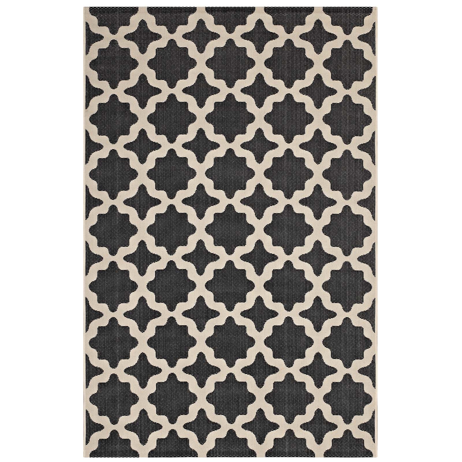 Cerelia Moroccan Trellis Indoor and Outdoor Area Rug by Modway