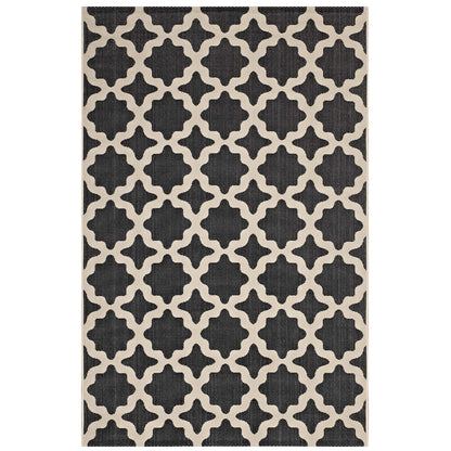 Cerelia Moroccan Trellis Indoor and Outdoor Area Rug by Modway