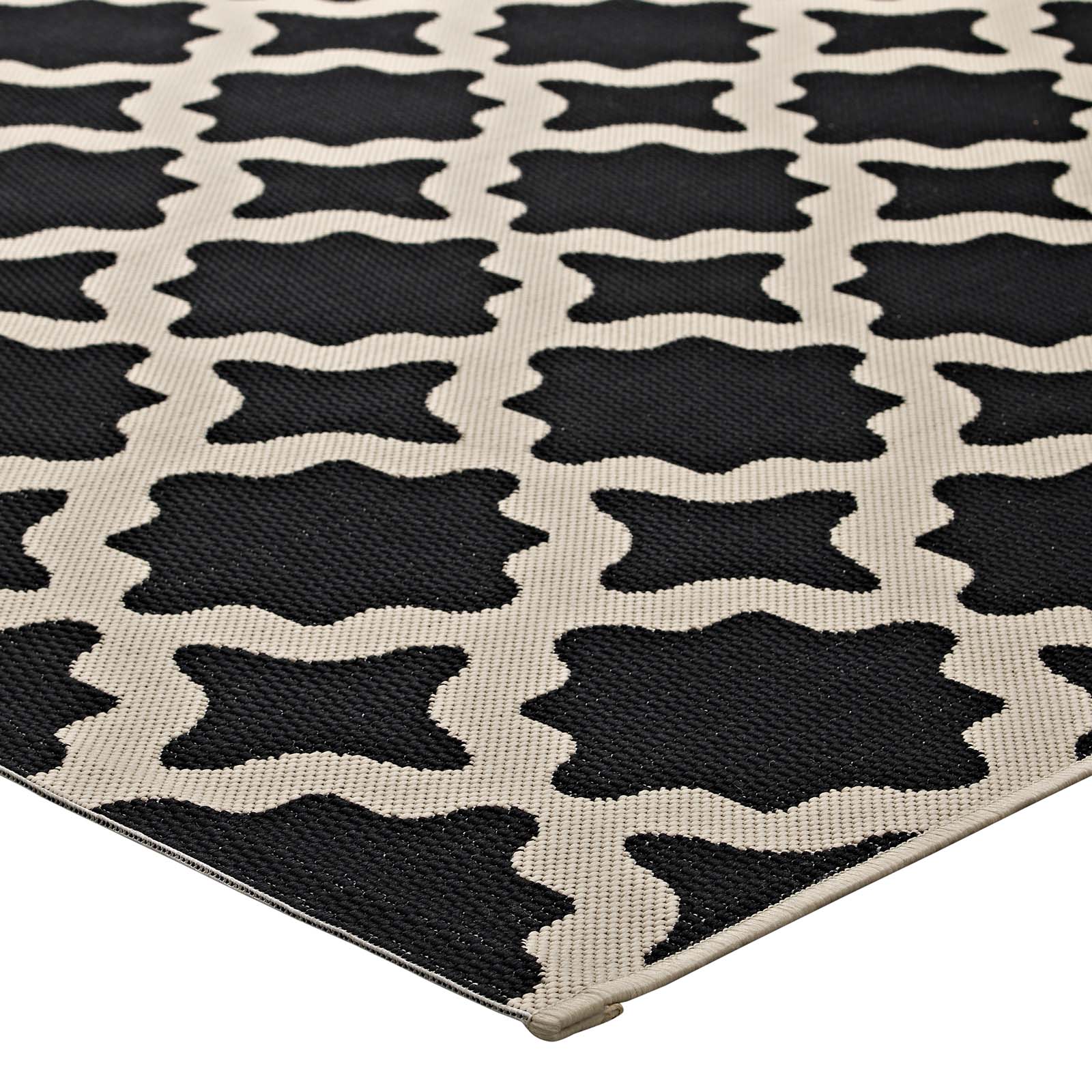 Cerelia Moroccan Trellis Indoor and Outdoor Area Rug by Modway