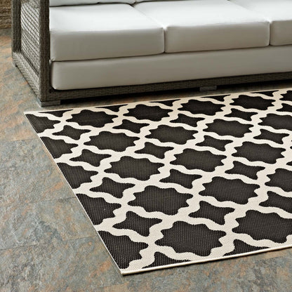 Cerelia Moroccan Trellis Indoor and Outdoor Area Rug by Modway