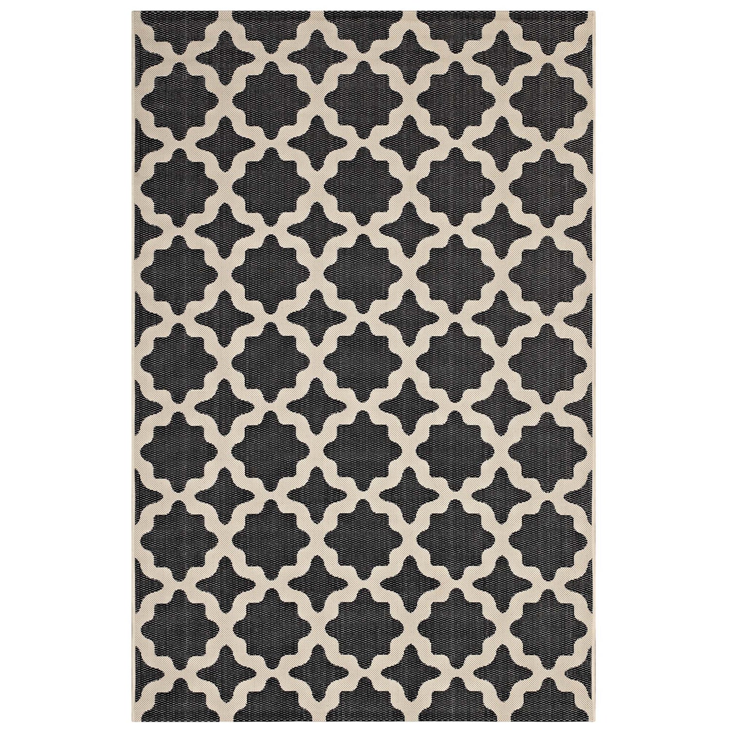 Cerelia Moroccan Trellis Indoor and Outdoor Area Rug by Modway