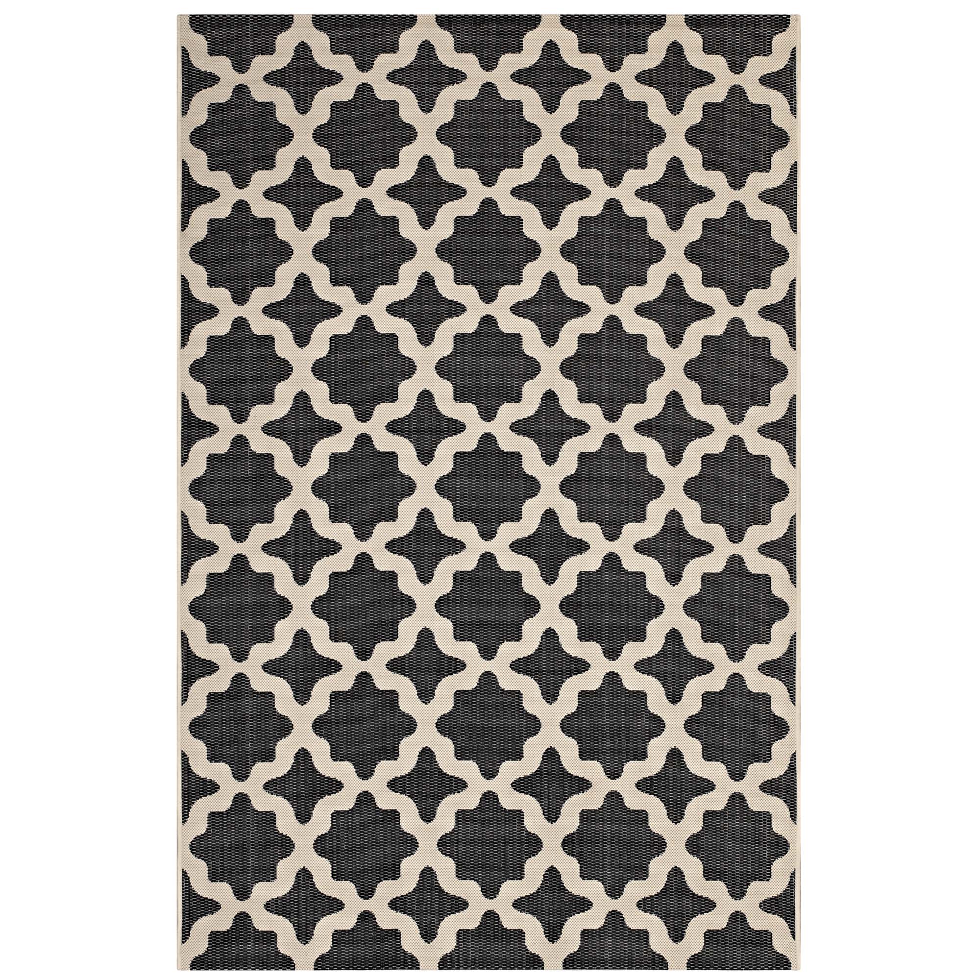 Cerelia Moroccan Trellis Indoor and Outdoor Area Rug by Modway