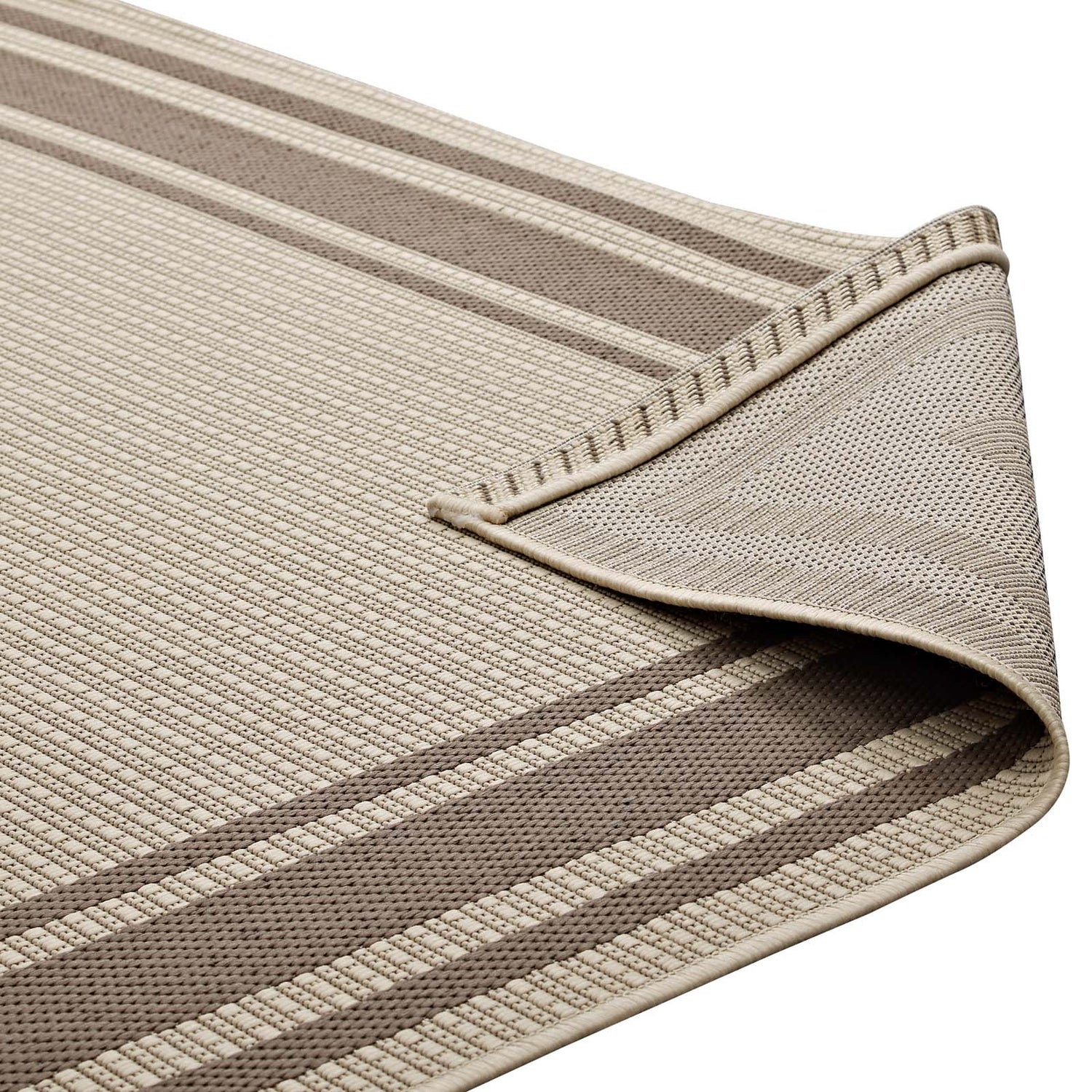 Rim Solid Border Indoor and Outdoor Area Rug by Modway