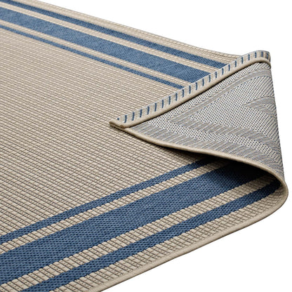 Rim Solid Border Indoor and Outdoor Area Rug by Modway