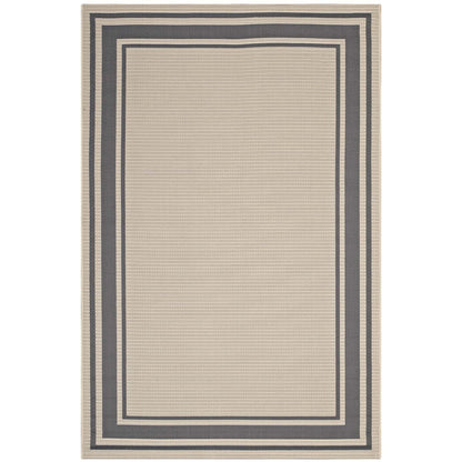 Rim Solid Border Indoor and Outdoor Area Rug by Modway