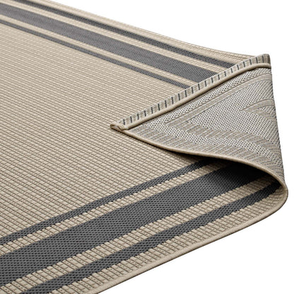 Rim Solid Border Indoor and Outdoor Area Rug by Modway