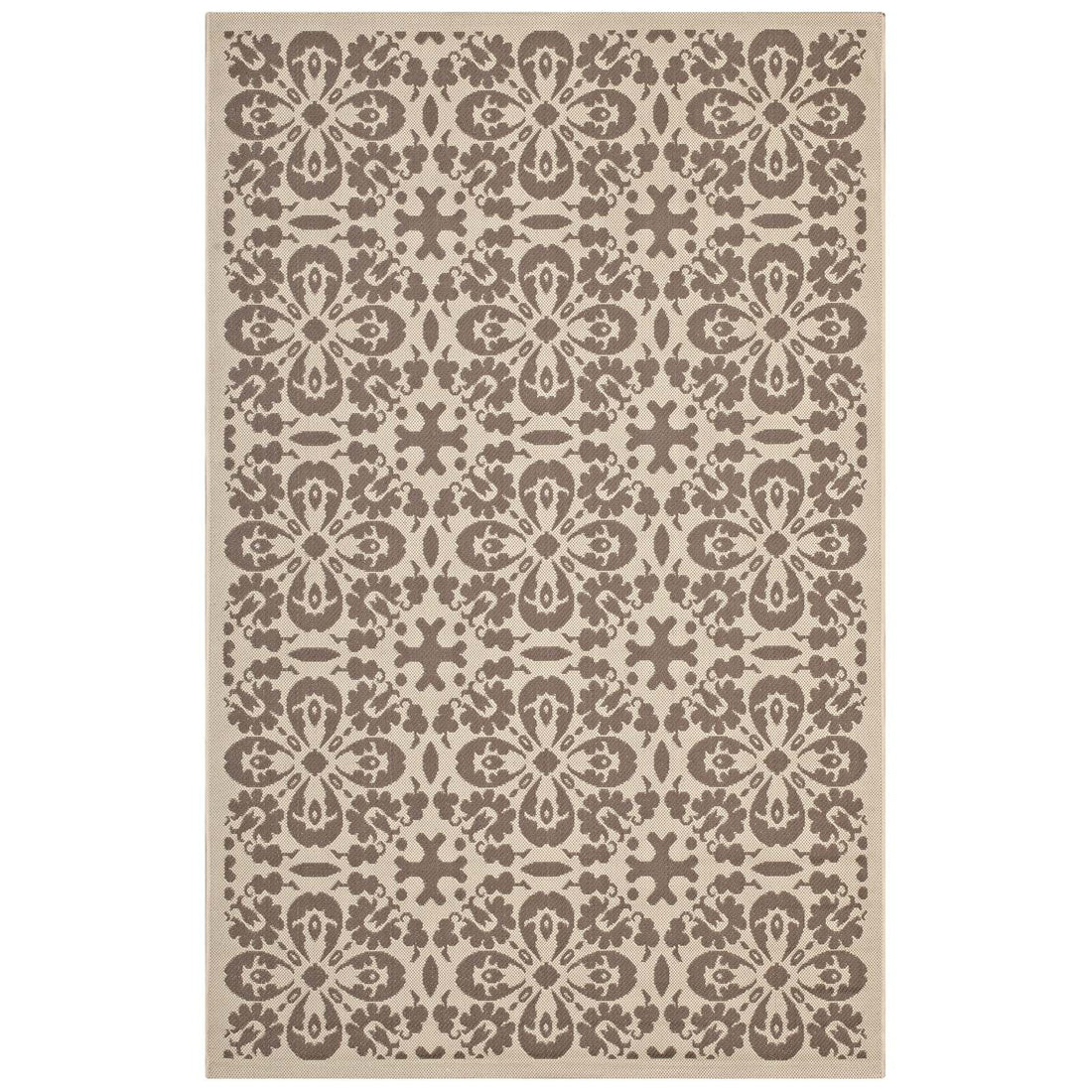 Ariana Vintage Floral Trellis Indoor and Outdoor Area Rug by Modway