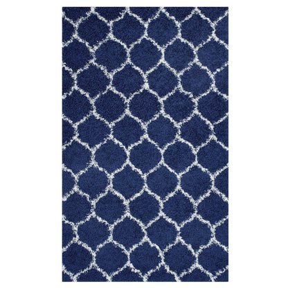 Solvea Moroccan Trellis Shag Area Rug by Modway