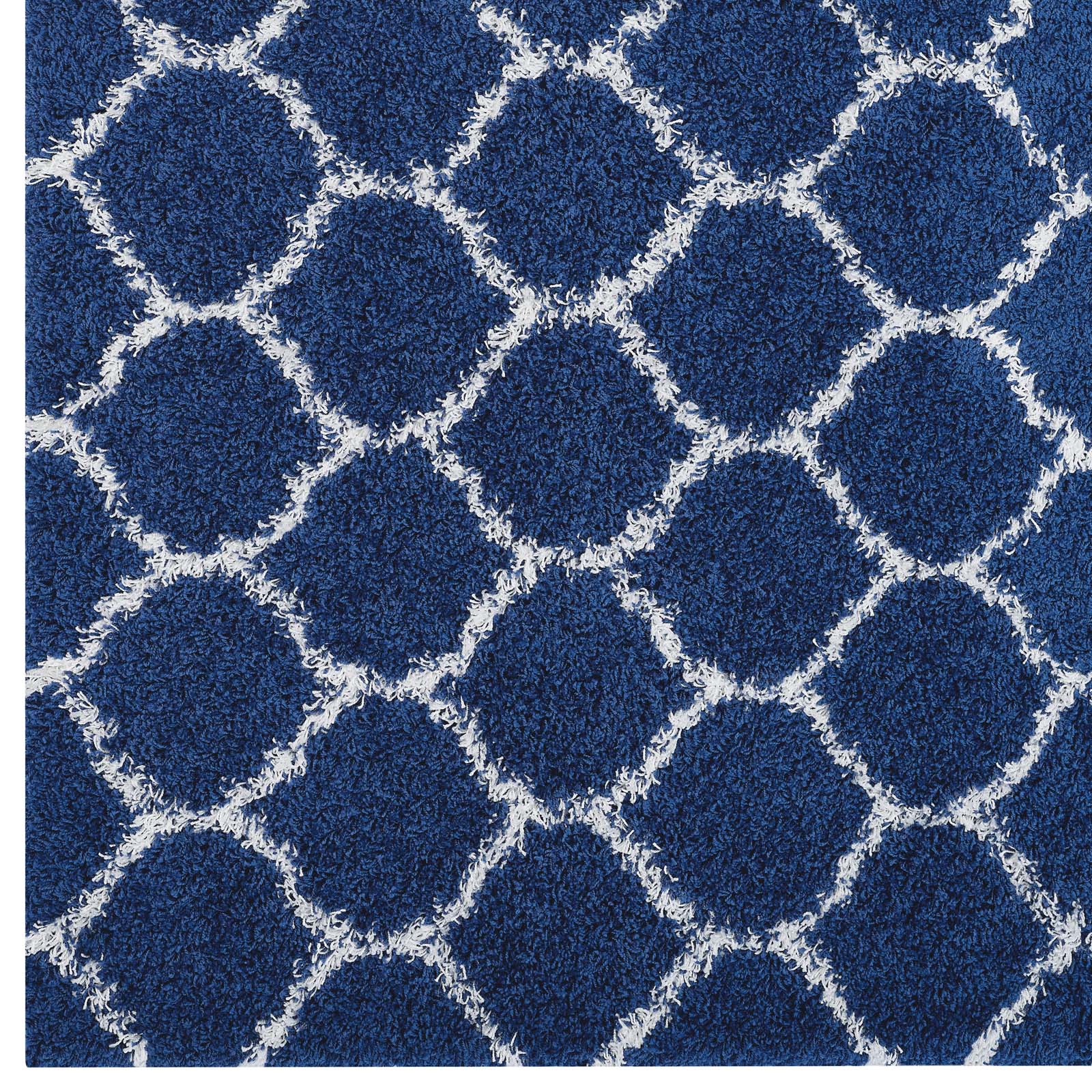 Solvea Moroccan Trellis Shag Area Rug by Modway