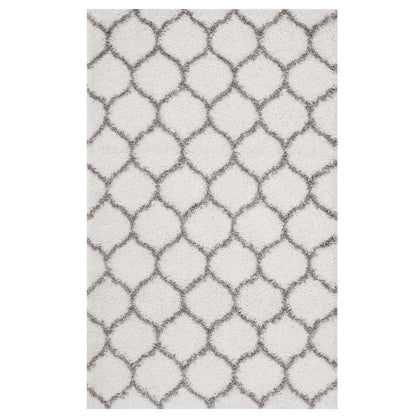 Solvea Moroccan Trellis Shag Area Rug by Modway