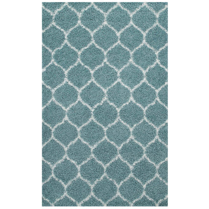 Solvea Moroccan Trellis Shag Area Rug by Modway