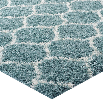 Solvea Moroccan Trellis Shag Area Rug by Modway