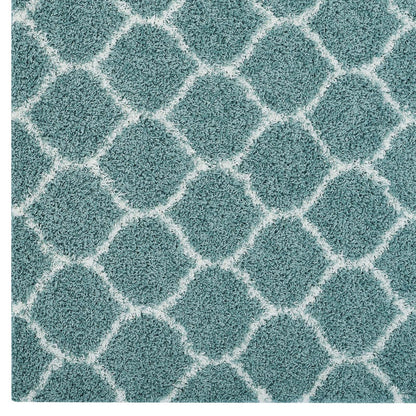 Solvea Moroccan Trellis Shag Area Rug by Modway